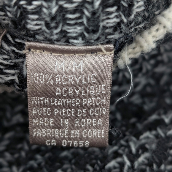 Vintage Street Scenes Eagle Leather Patch Sweater David Rose–Core Med.Men XL.Wom - Picture 7 of 9